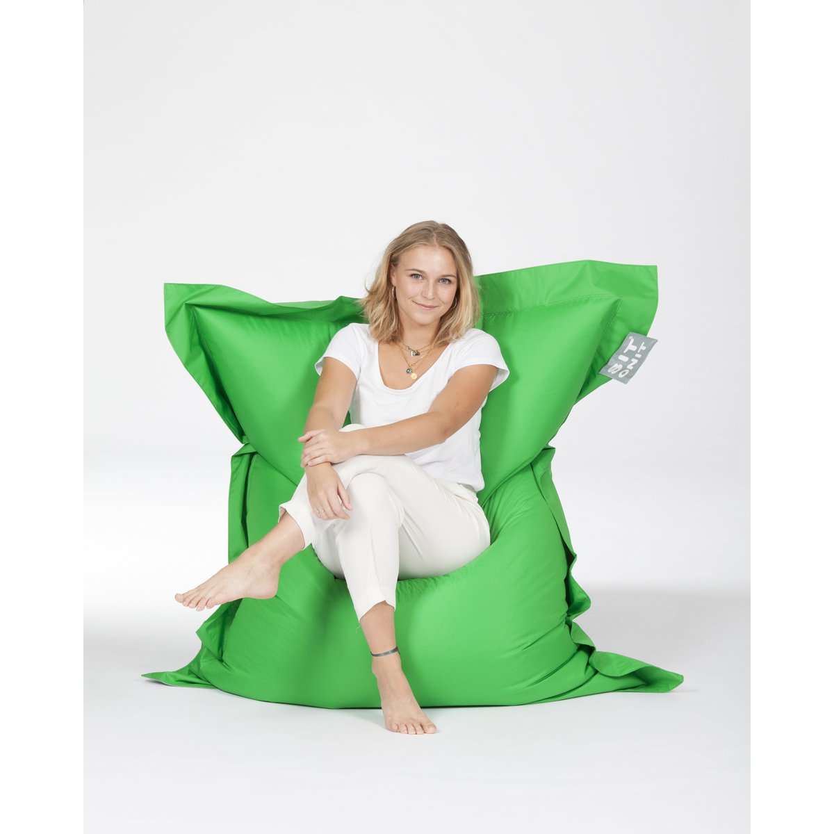 Beanbag zitzak zinkas groen