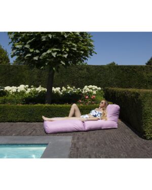 Beach lounge - outdoor zitzak - lounge zitzak roze