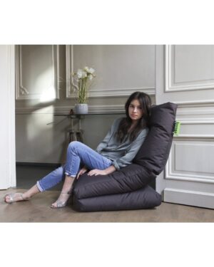 Lounge zitzak opvouwbaar - antraciet