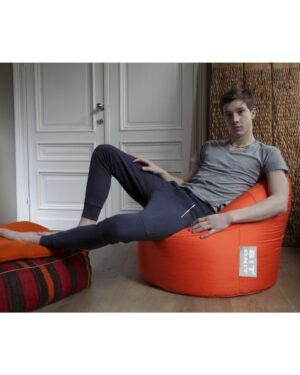 Zitzak zetel - extra comfort - oranje