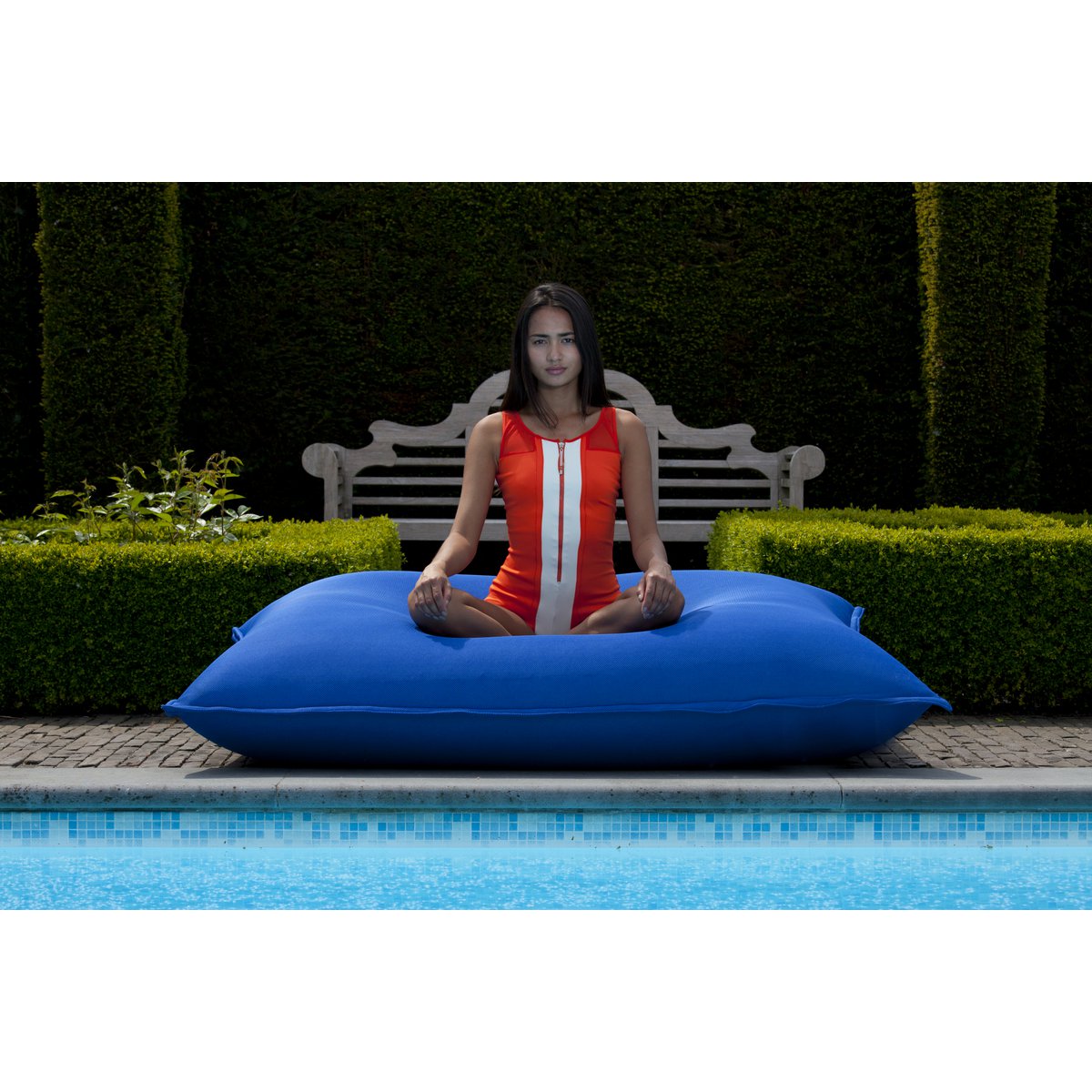 Float zitzak - Drijvende zitzak - blauw