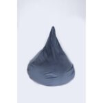 Big Poire zitzak velvet - zilvergrijs