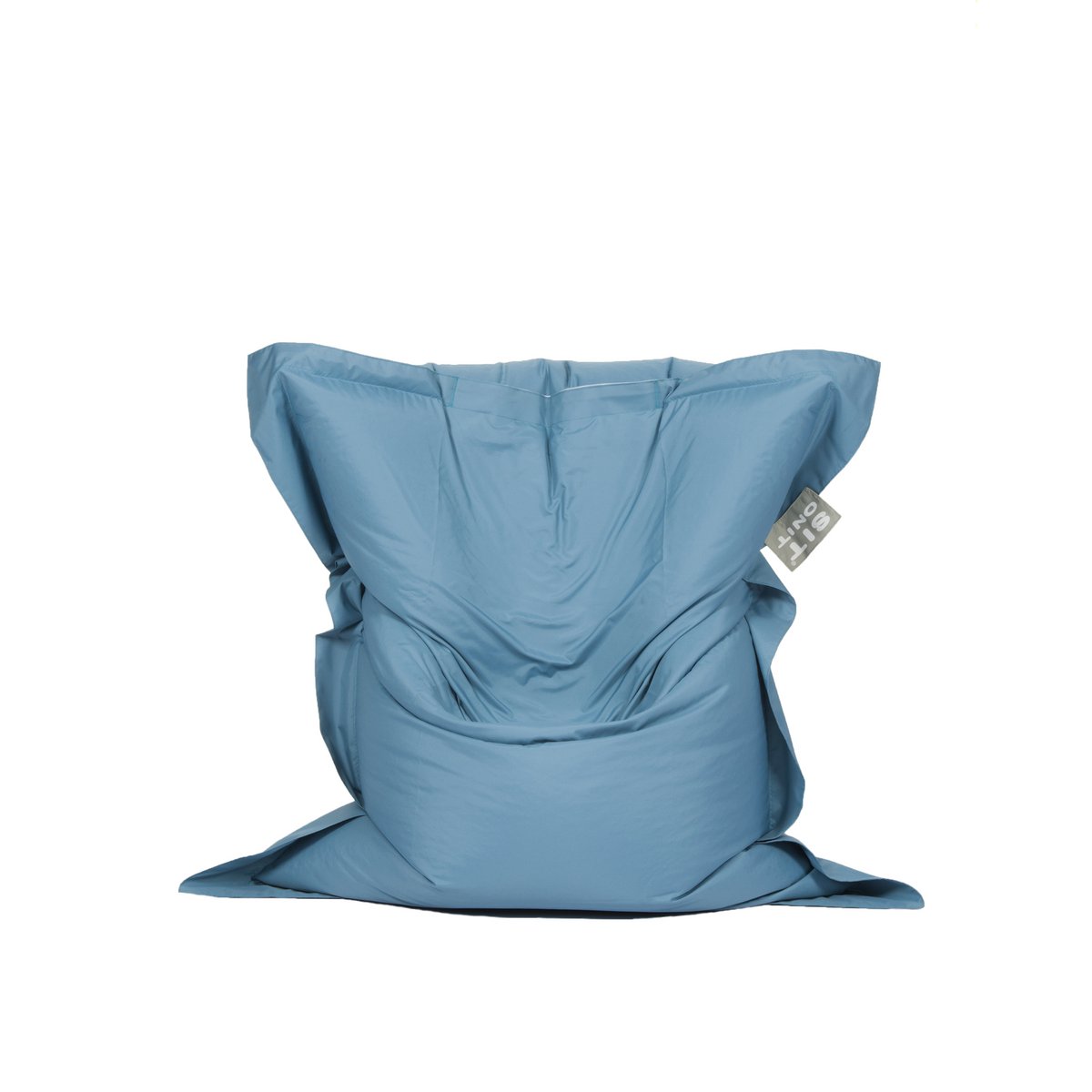 Grote zitzak petroleum kleur - grijs - blauw