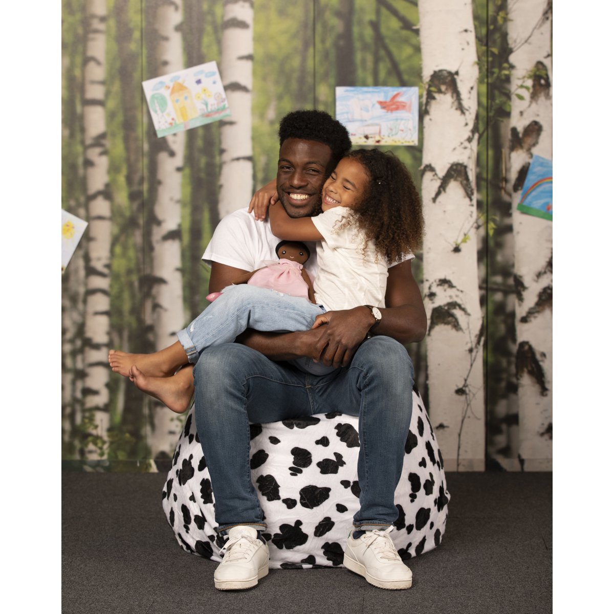 Koeienvlekken zitzak - zachte zitzak