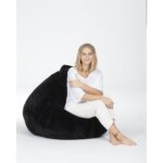 Imitatiebont zitzak Poire Fourrure - zwart