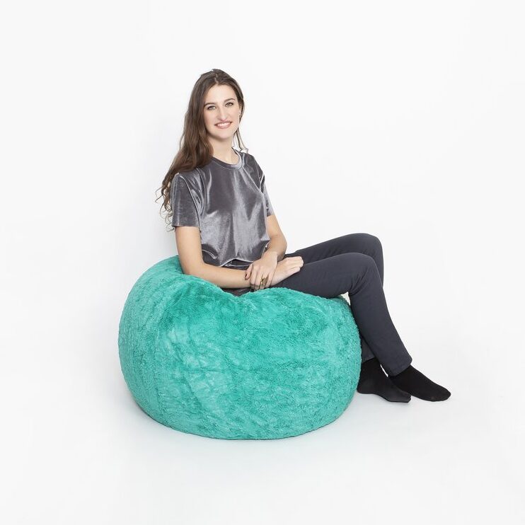 Zitzak fluffy Europa - aqua