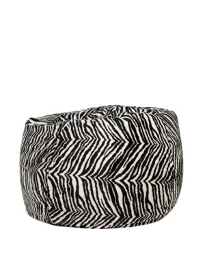 Zebraprint zitzak - Fluffy zitzak met zebraprint