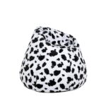 Ronde zitzak met koeienvlekken