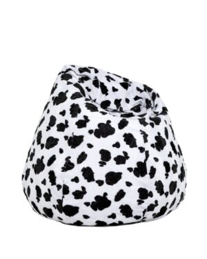 Ronde zitzak met koeienvlekken