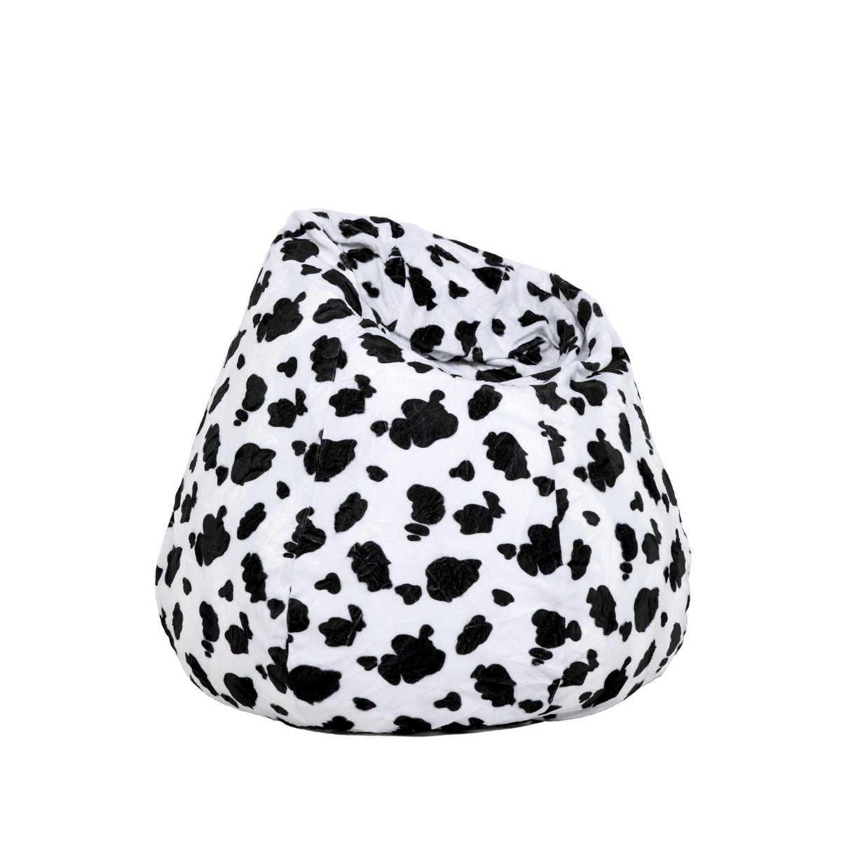 Ronde zitzak met koeienvlekken