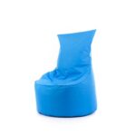 L-Bag - blauwe zitzak stoel