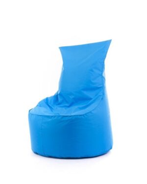 L-Bag - blauwe zitzak stoel