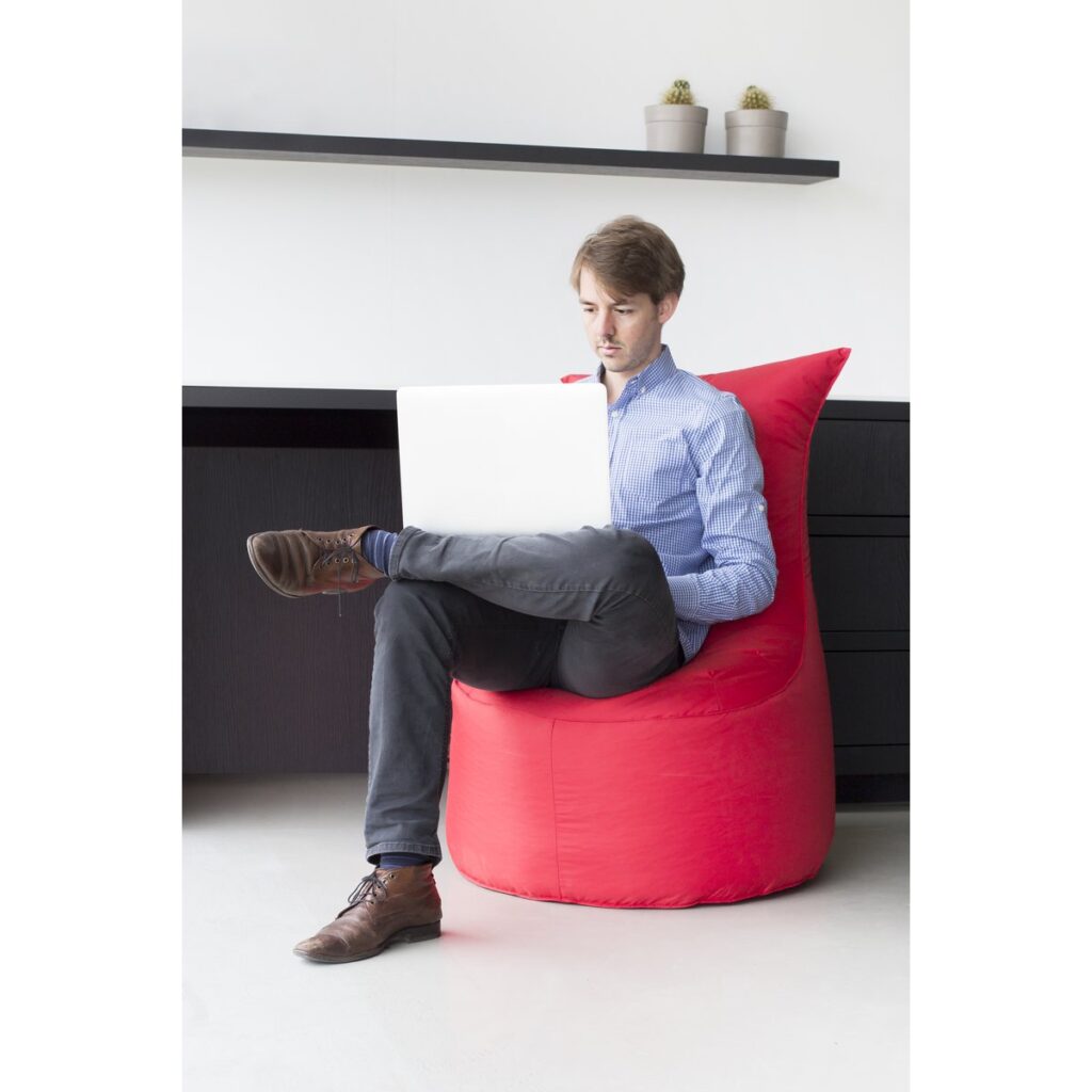 L-Bag Zitzak stoel rood - Sit on it