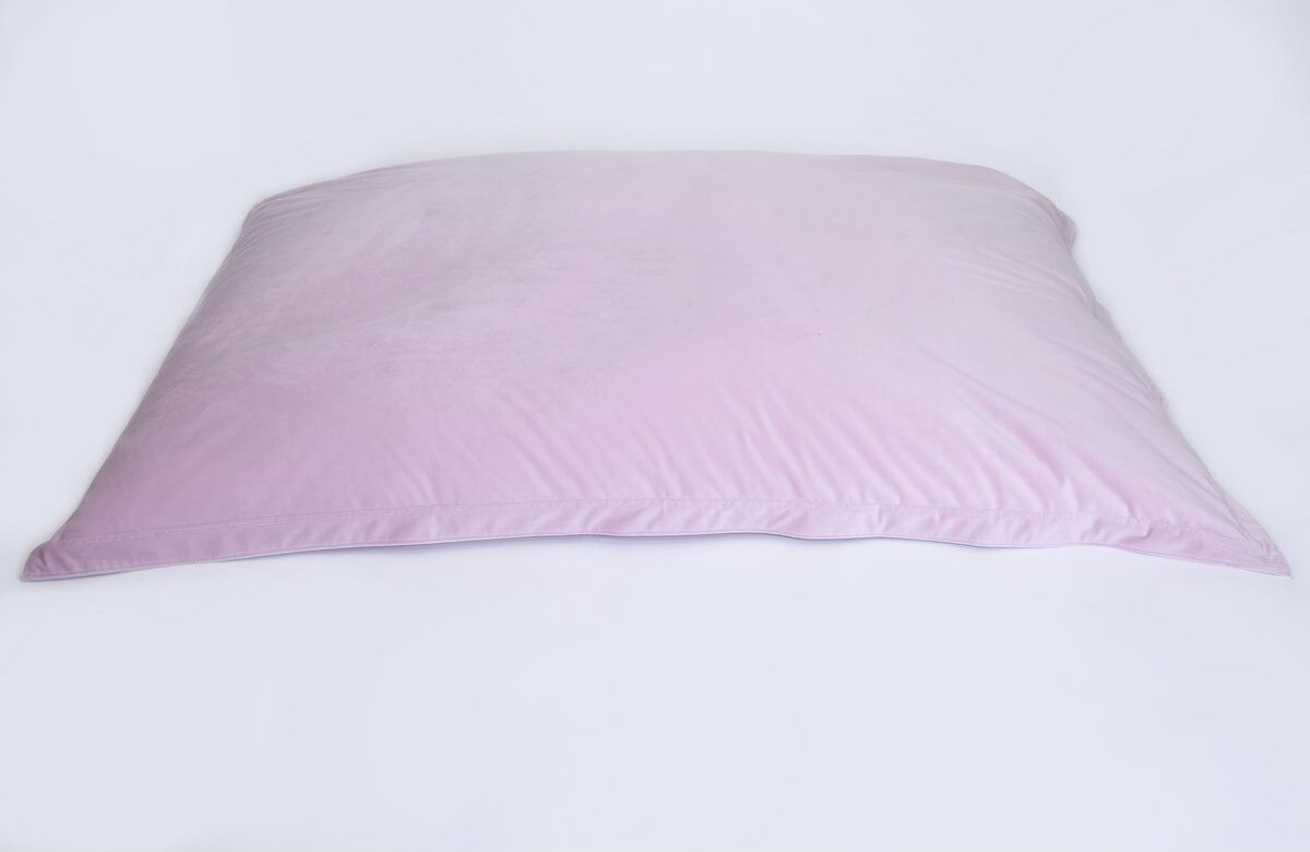 Velvet Zitzak- Oud Roze