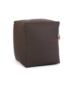 Zitzak Poef Leatherlook Bruin